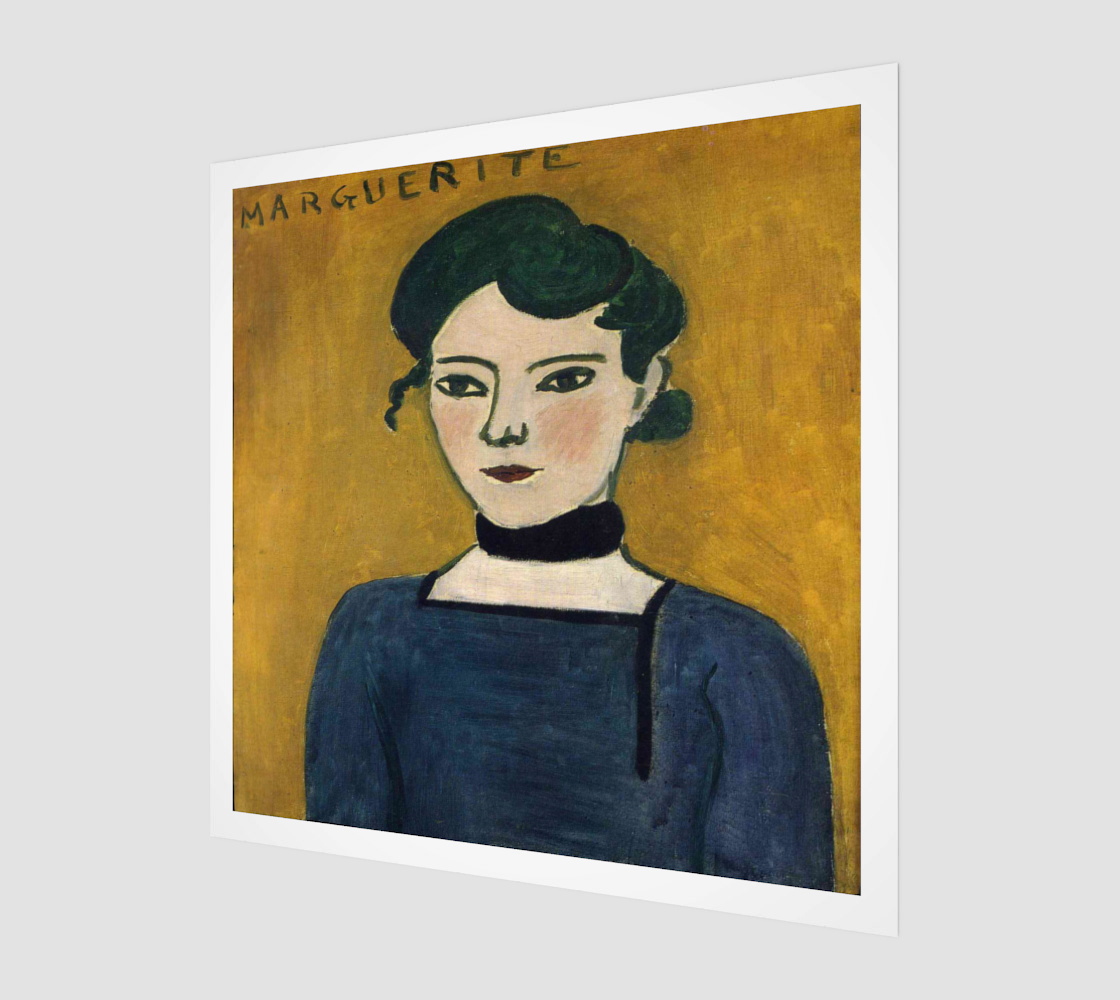 Portrait de Marguerite by Henri Matisse Paintings