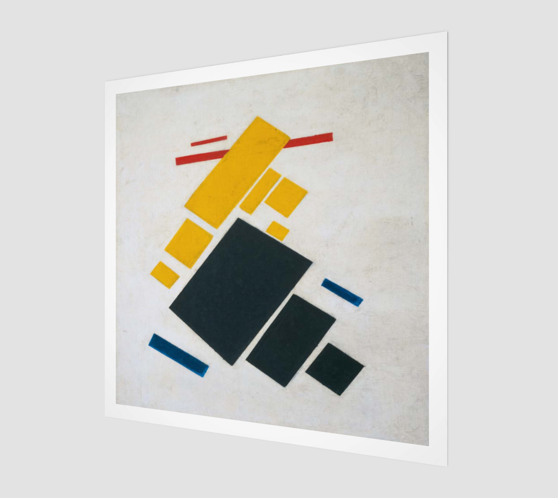 Suprematist Composition: Airplane Flying by Kazimir Malevich
