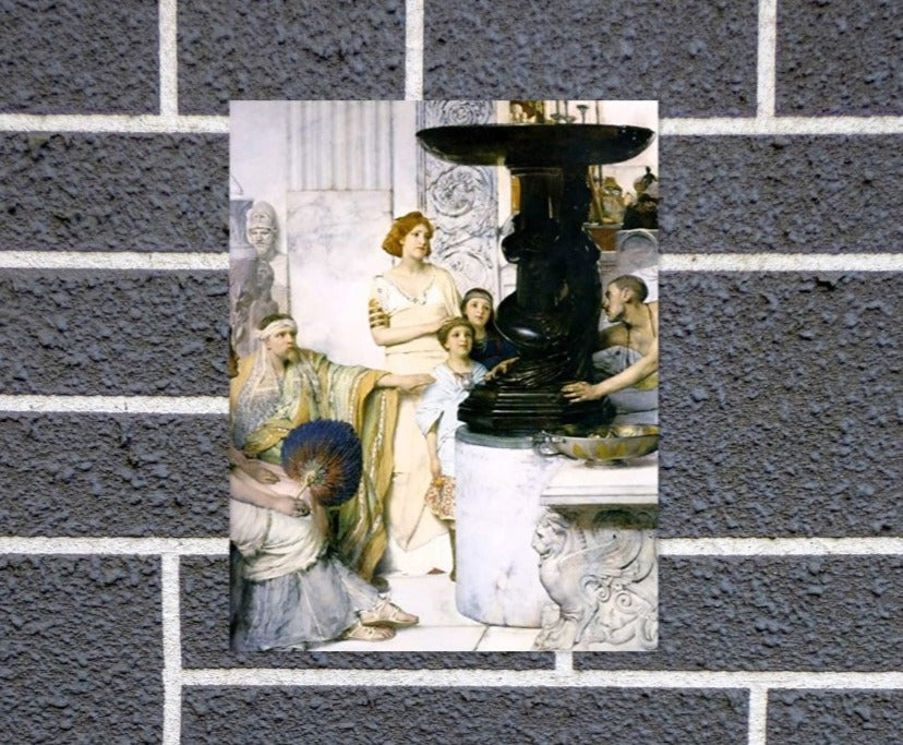 A Sculpture Gallery Painting by Lawrence Alma Tadema