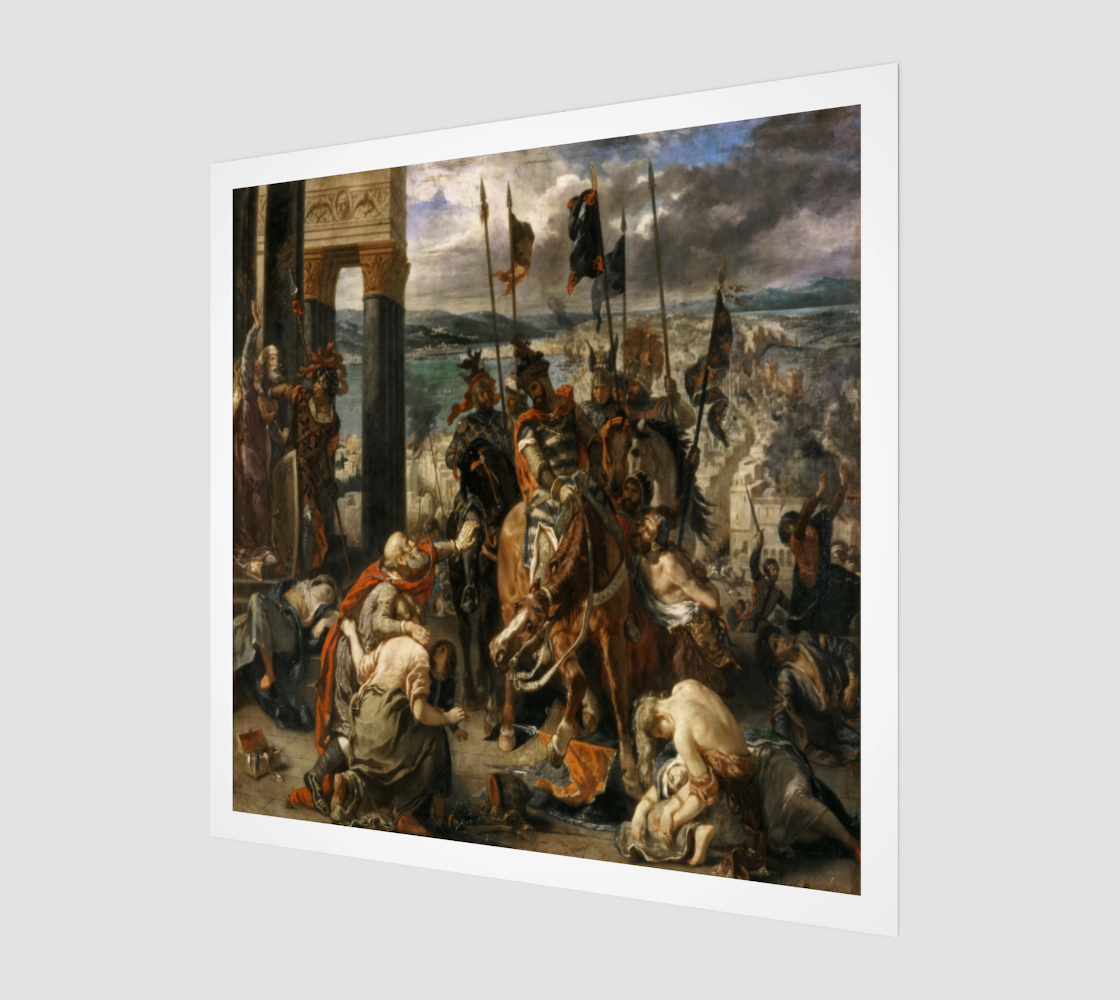 Entry of the Crusaders in Constantinople by Eugène Delacroix