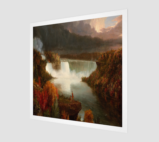 Distant View of Niagara Falls by Thomas Cole | Fine Art Prints