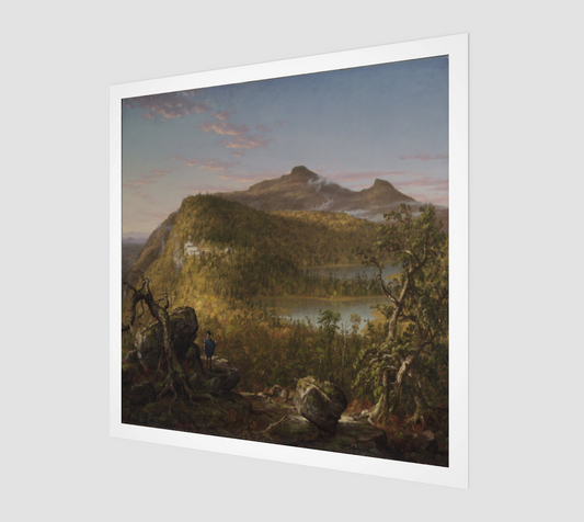 A View of the Two Lakes and Mountain House, Catskill Mountains, Morning by Thomas Cole