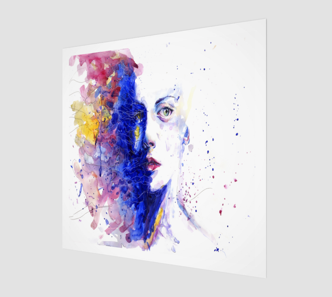 Colorful Modern Woman Abstract