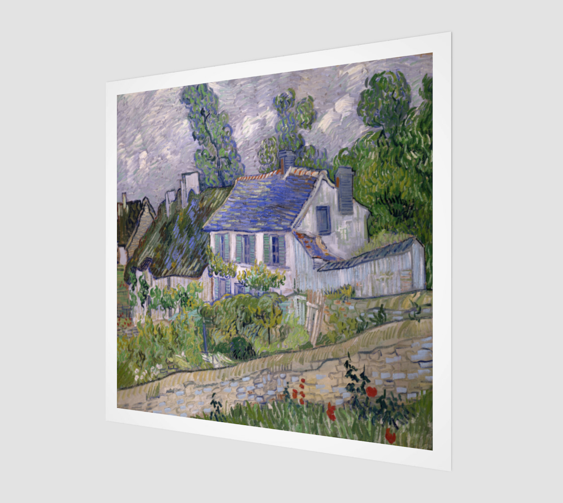 Auvers' houses by Vincent Van Gogh