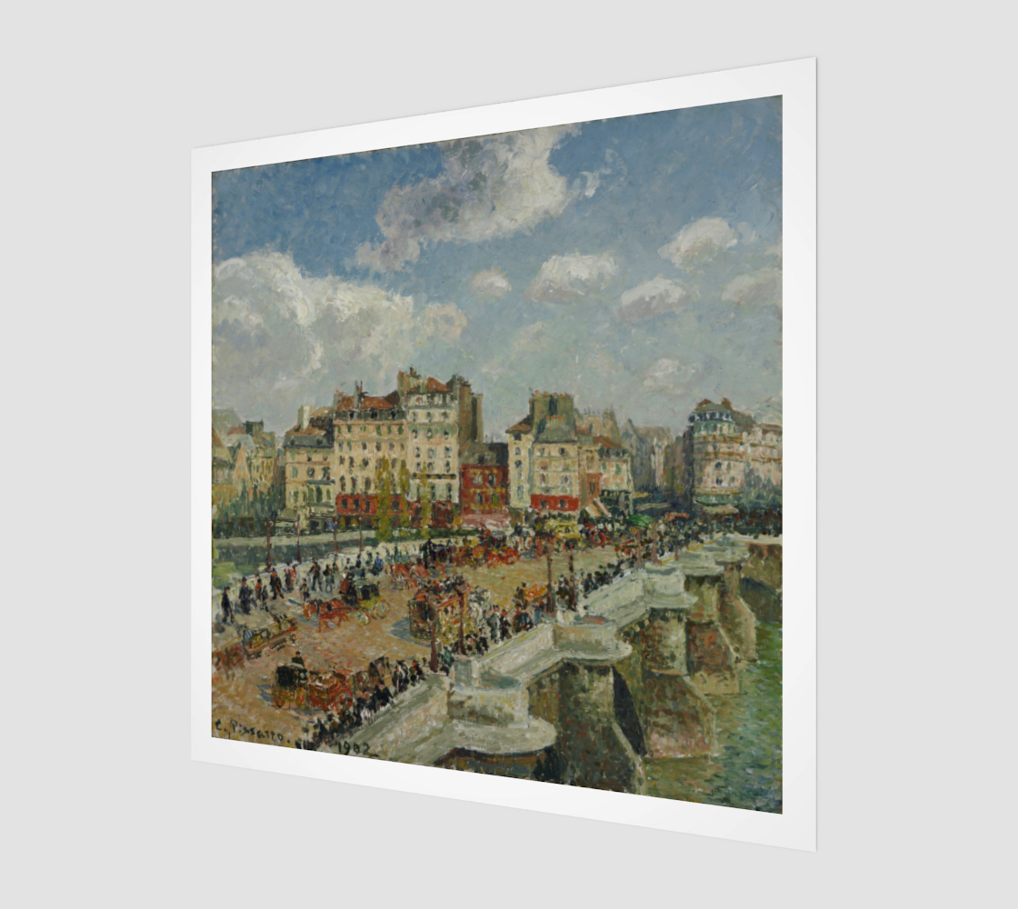 Le Pont Neuf by Camille Pissarro