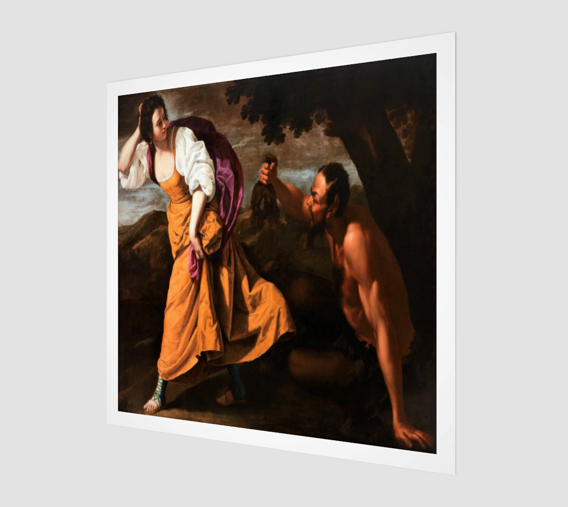 Corisca and the Satyr by Artemisia Gentileschi