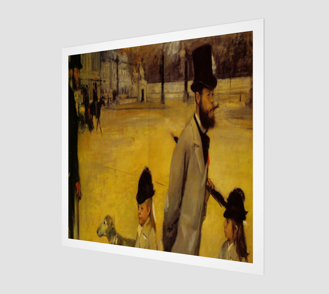 Place de la Concorde by Edgar Degas
