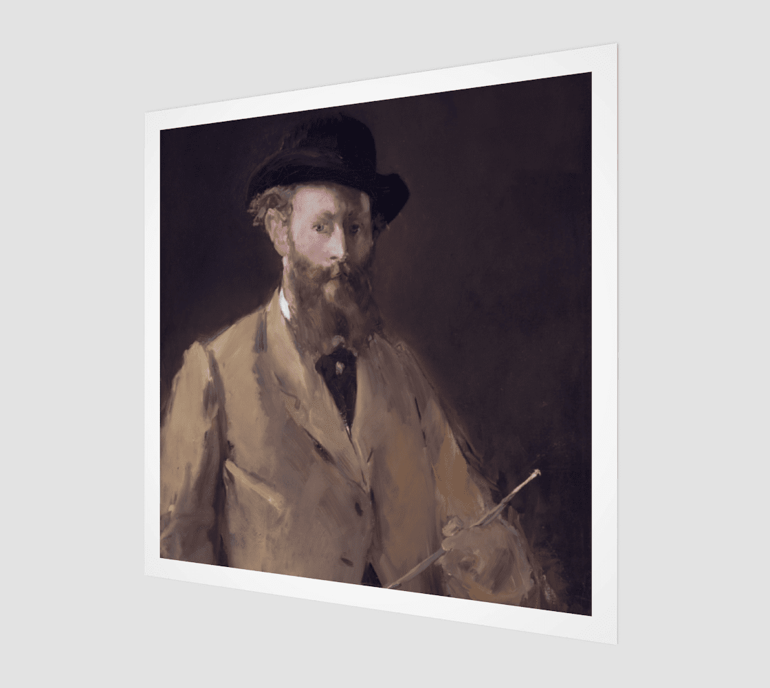 Édouard Manet Self-portrait Painting With A Palette