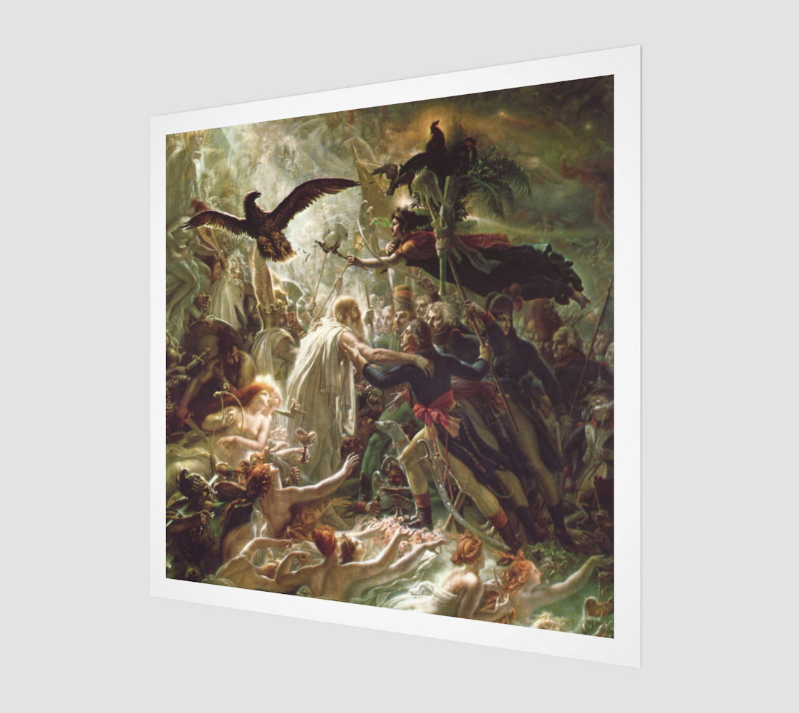 Shadows Of French Warriors by Anne-Louis Girodet de Roussy-Trioson