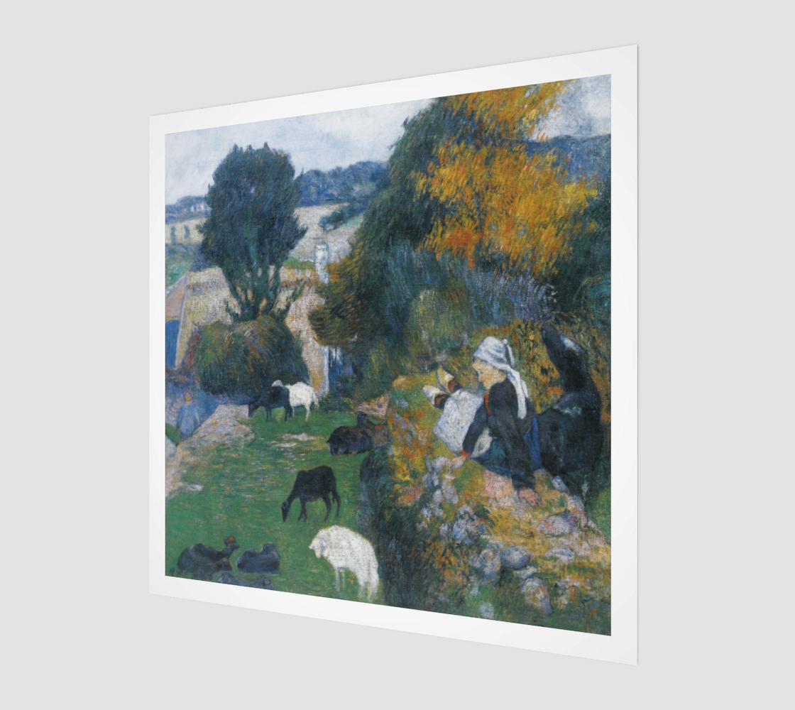 La Bergère Bretonne by Paul Gauguin