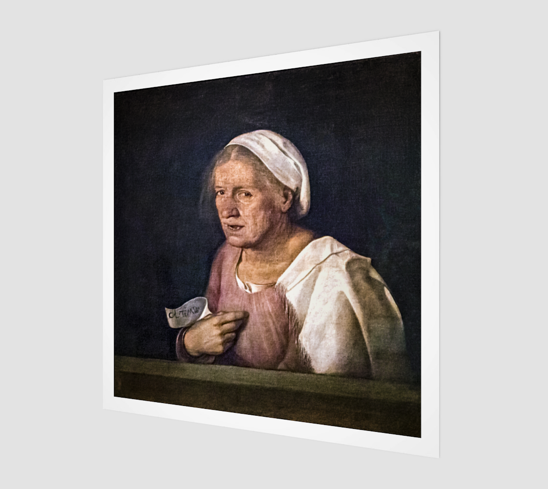 Old Woman by Giorgione - Famous Painting
