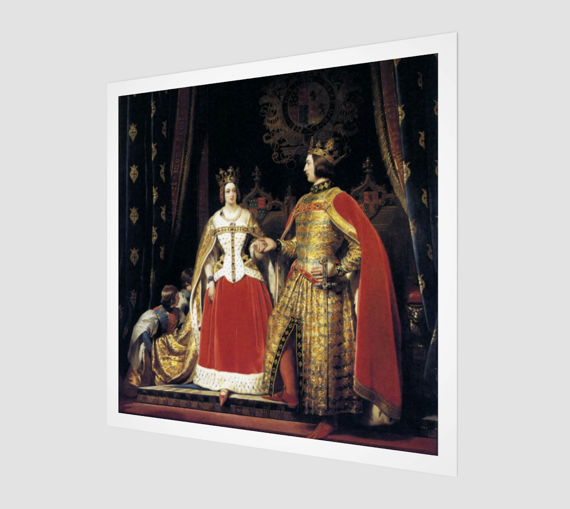 Queen Victoria and Prince Albert by Sir Edwin Henry Landseer