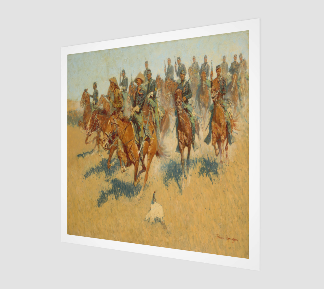 On the Southern Plains by Frederic Remington