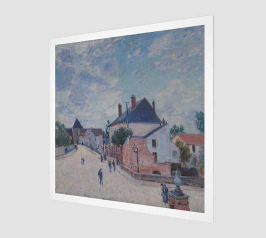 Street in Moret by Alfred Sisley