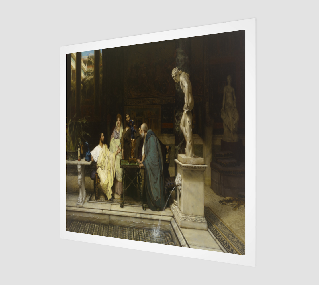 A Roman Art Lover by Lawrence Alma Tadema | Fine Art