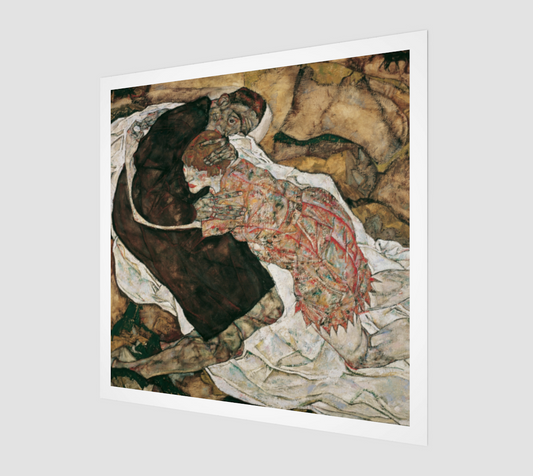Death and the Maiden (Tod und Mädchen) by Egon Schiele