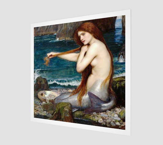 A Mermaid by John William Waterhouse | Fine Art Reproductions
