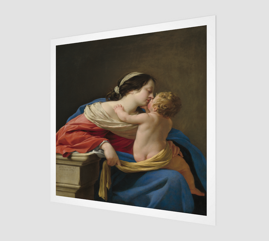 Madonna and Child by Simon Vouet