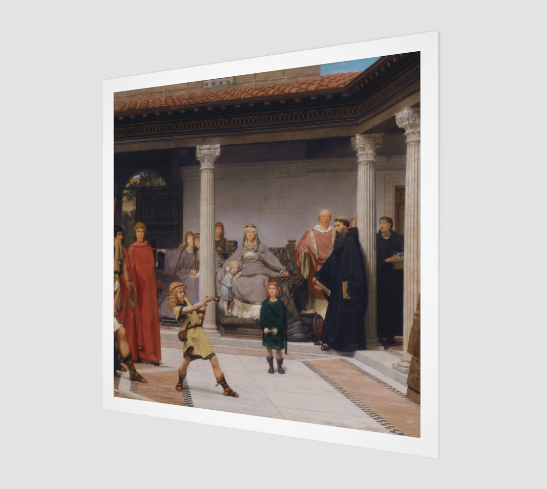 The Education of the Children of Clovis by Lawrence Alma-Tadema
