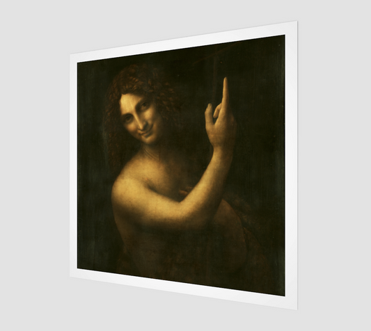 St John the Baptist by Leonardo da Vinci