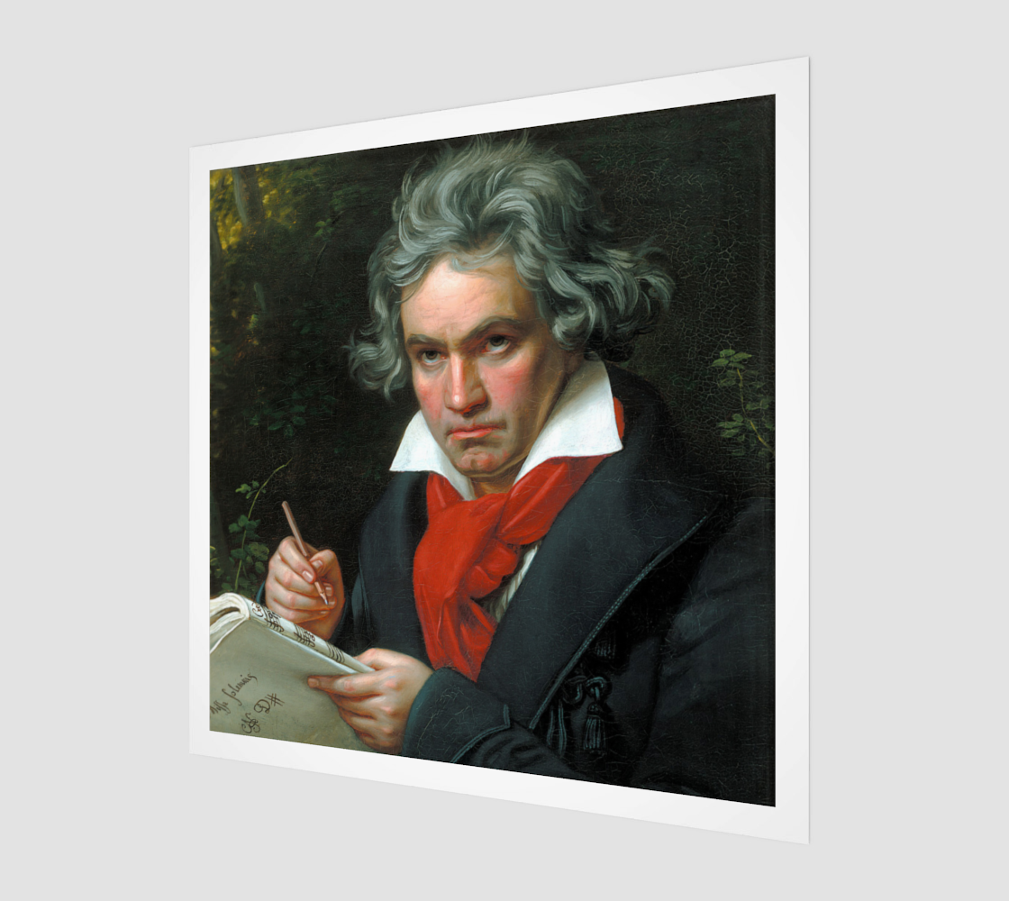 Ludwig van Beethoven by Joseph Karl Stieler