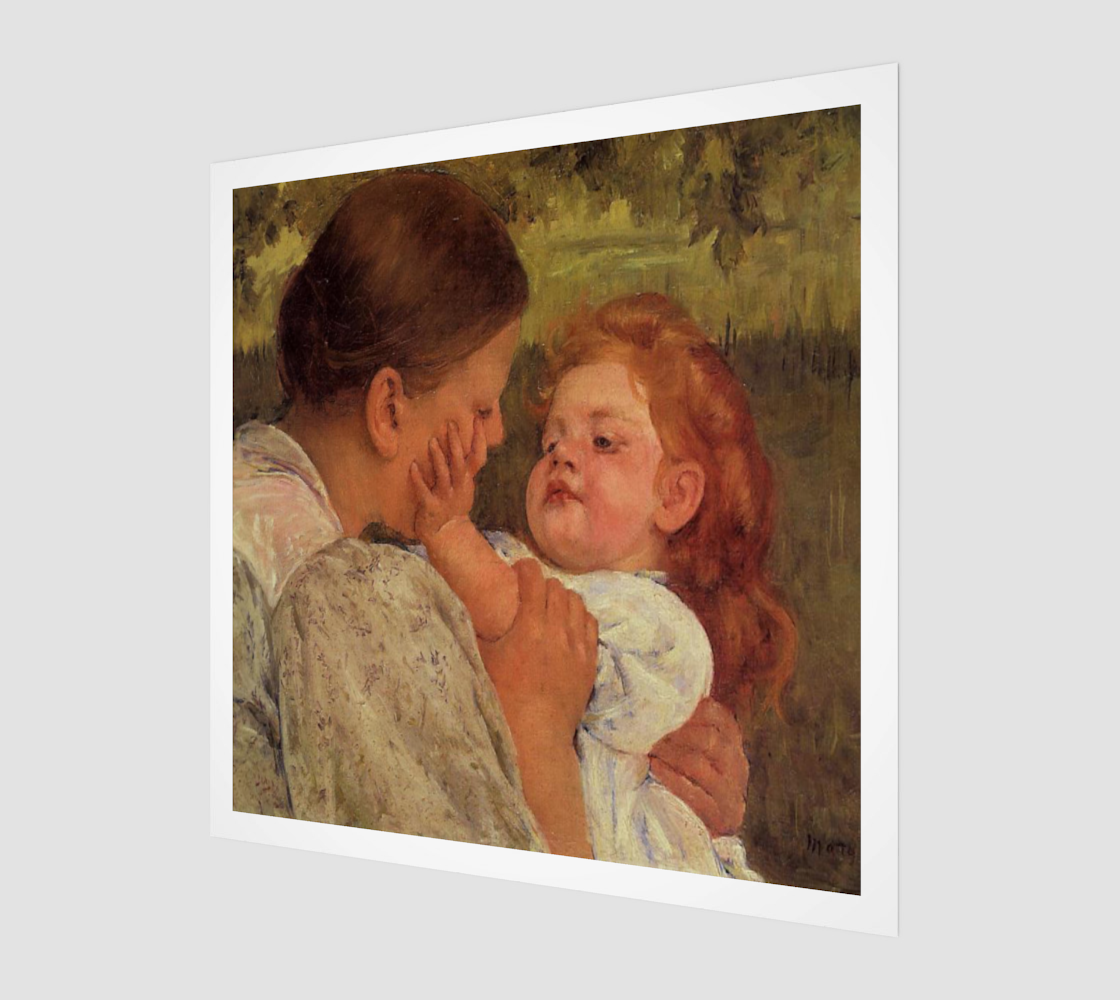 Maternal Caress by Mary Cassatt