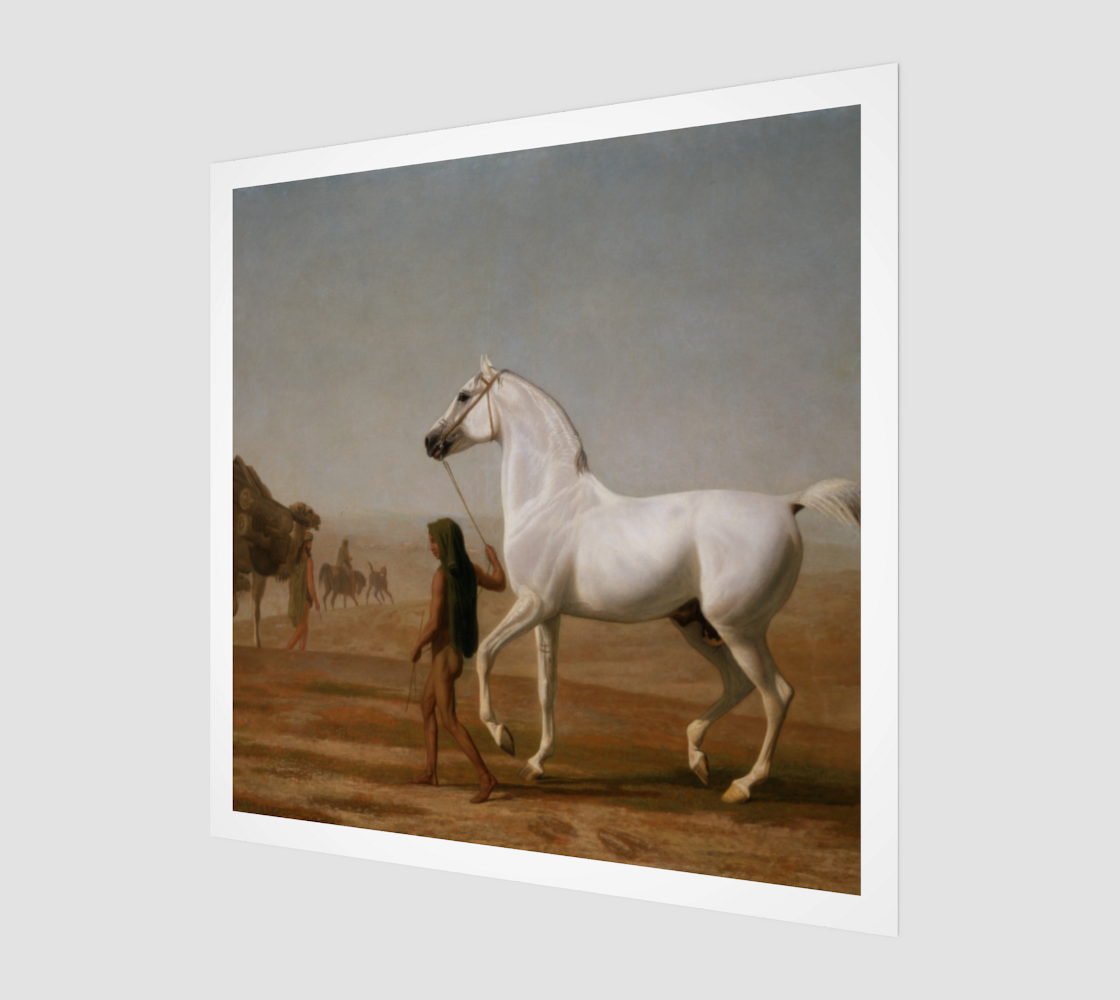 The Wellesley Grey Arabian Led through the Desert by Jacques-Laurent Agasse