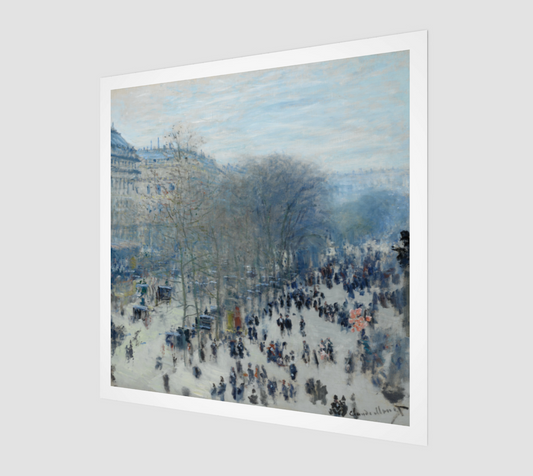 Boulevard des Capucines by Claude Oscar Monet