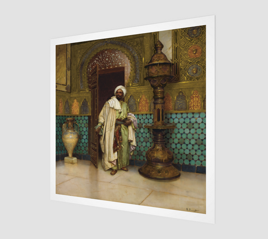 Arab In A Palace by Rudolf Ernst
