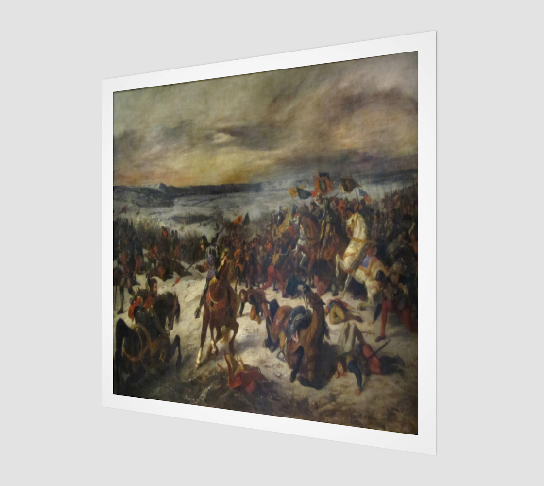 The Battle of Nancy by Eugène Delacroix