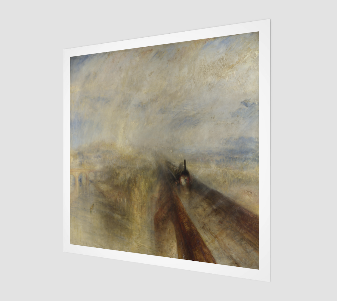 Rain, Steam and Speed – The Great Western Railway Painting by J. M. W. Turner