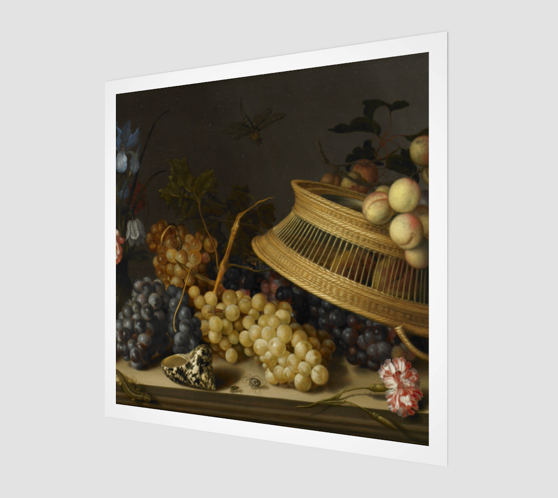 Still Life of Flowers, Fruit, Shells, and Insects by Balthasar van der Ast
