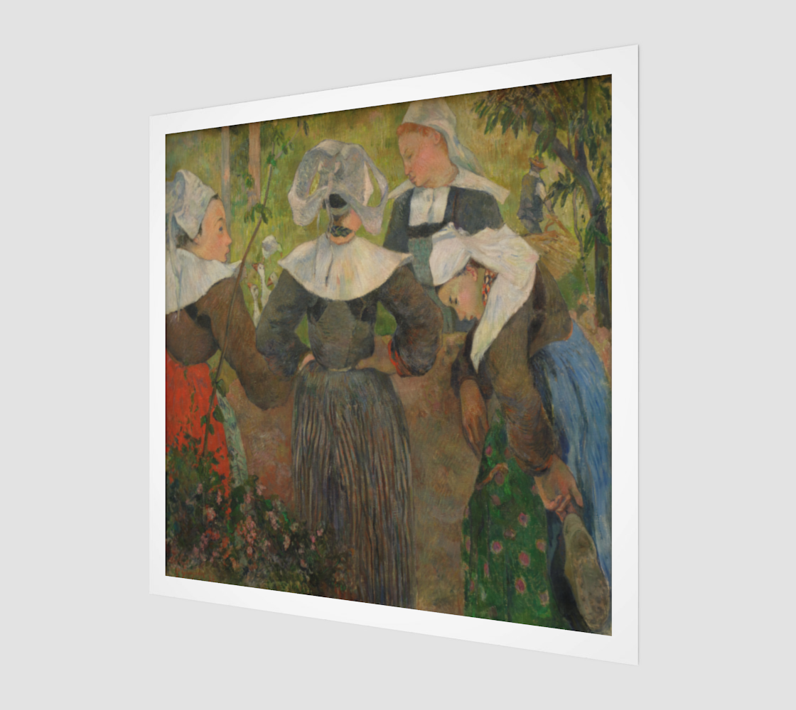 Four Breton Girls by Paul Gauguin