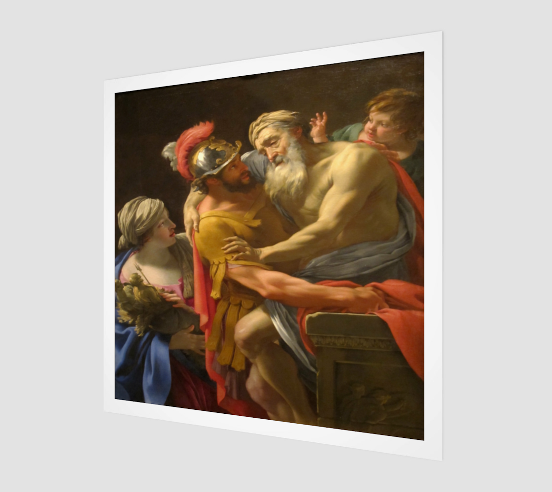 Aeneas and his Father by Simon Vouet