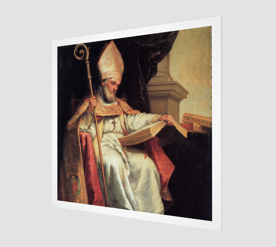 St. Isidore of Sevilla by Bartolome Esteban Murillo