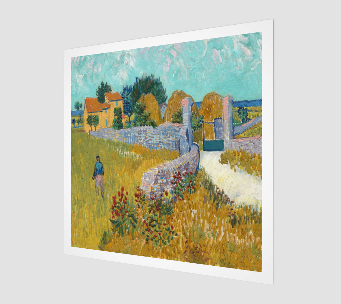 Vincent van Gogh's farmhouse in Provence by Vincent Van Gogh