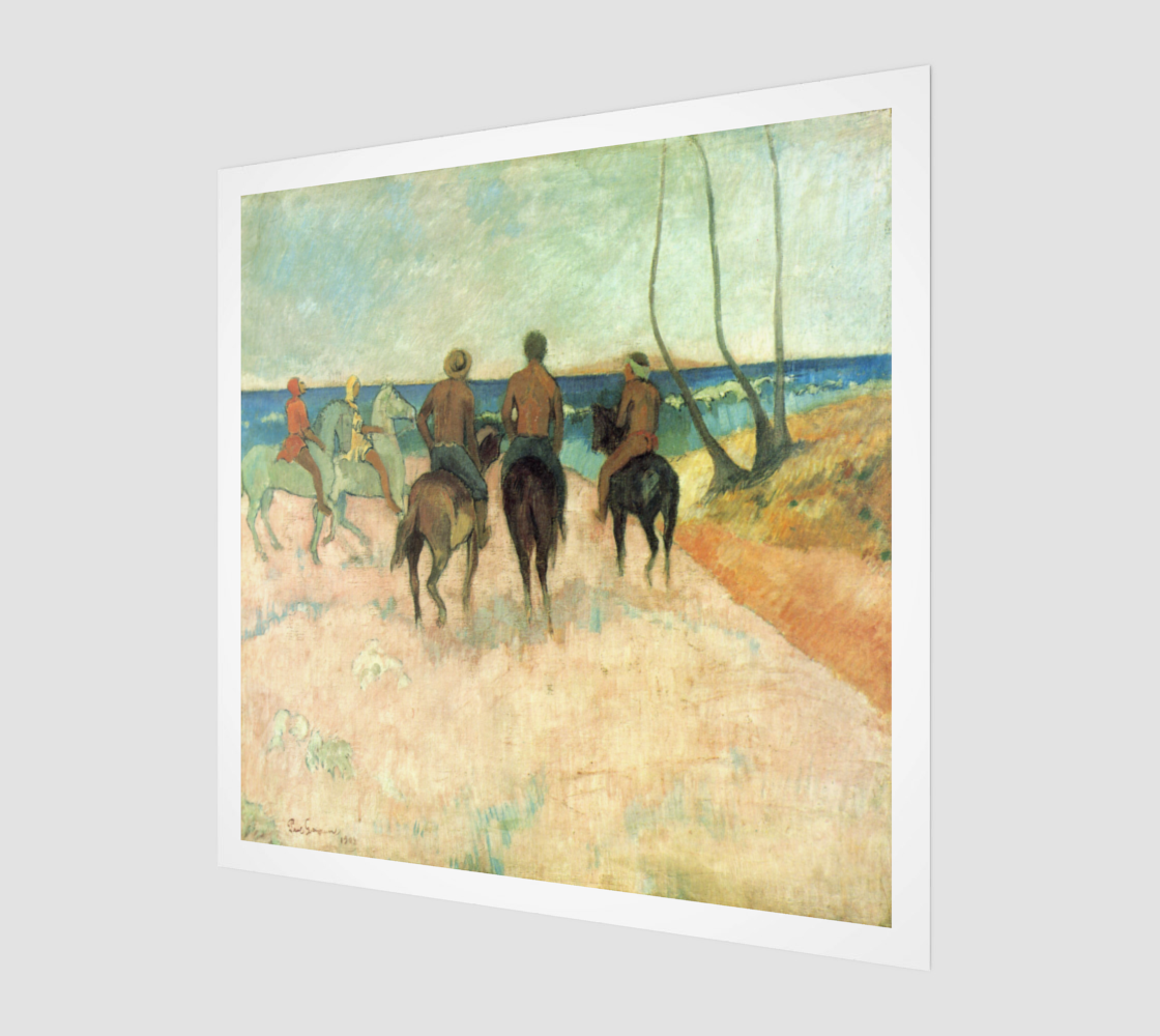Riders on the Beach by Paul Gauguin