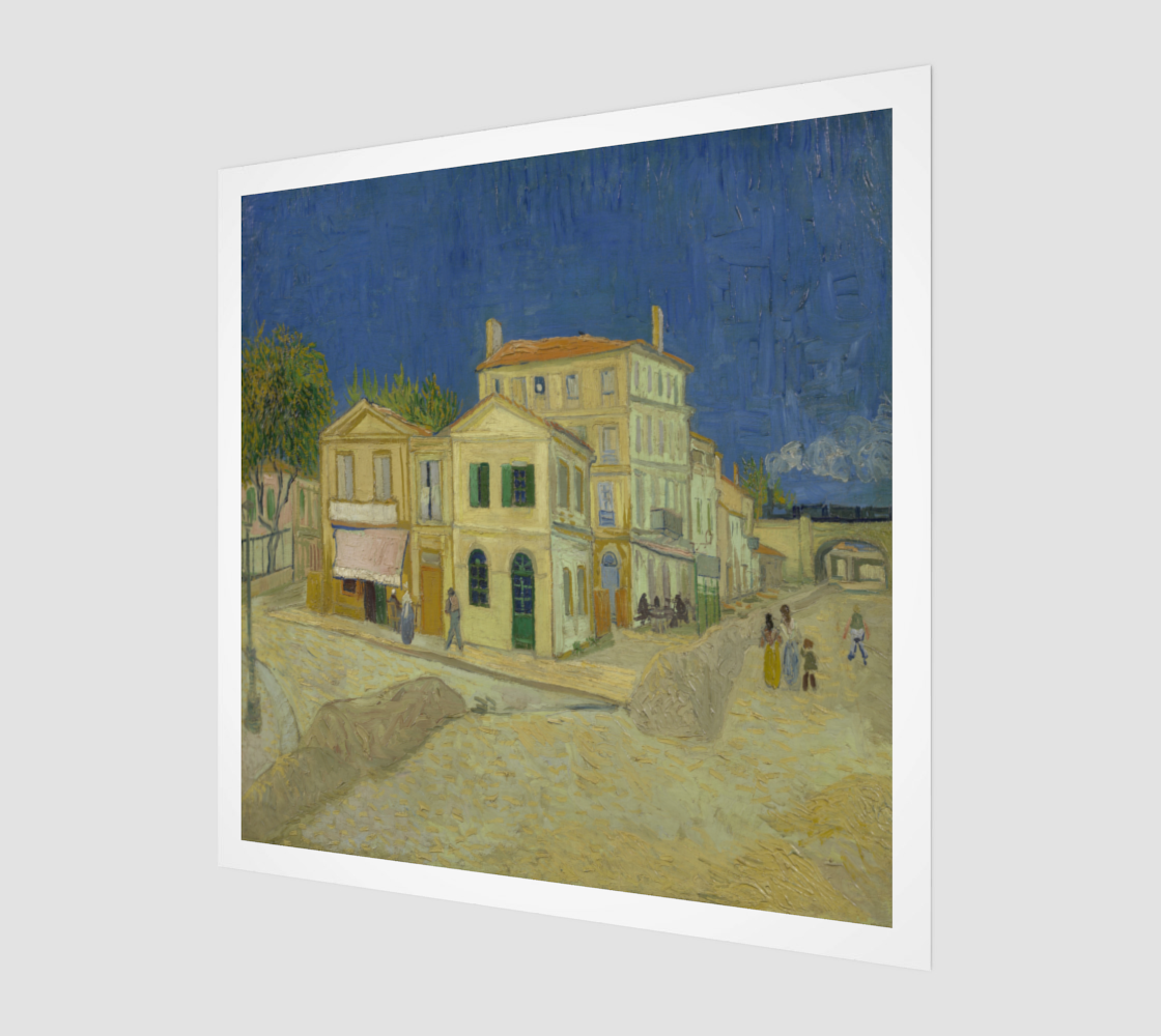 The yellow house by Vincent Van Gogh