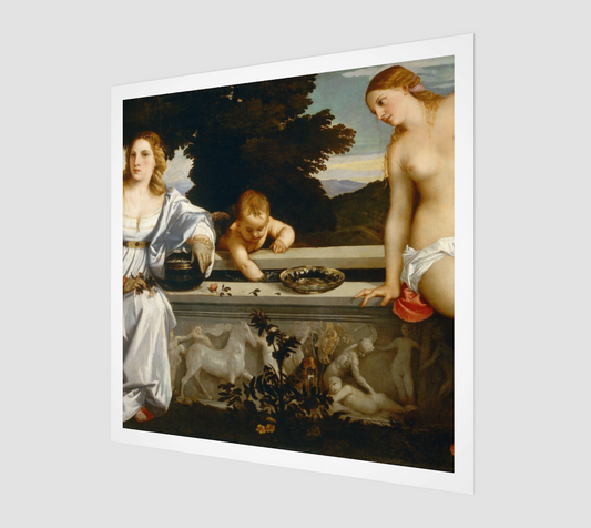 Sacred and Profane Love by Titian | Fine Arts