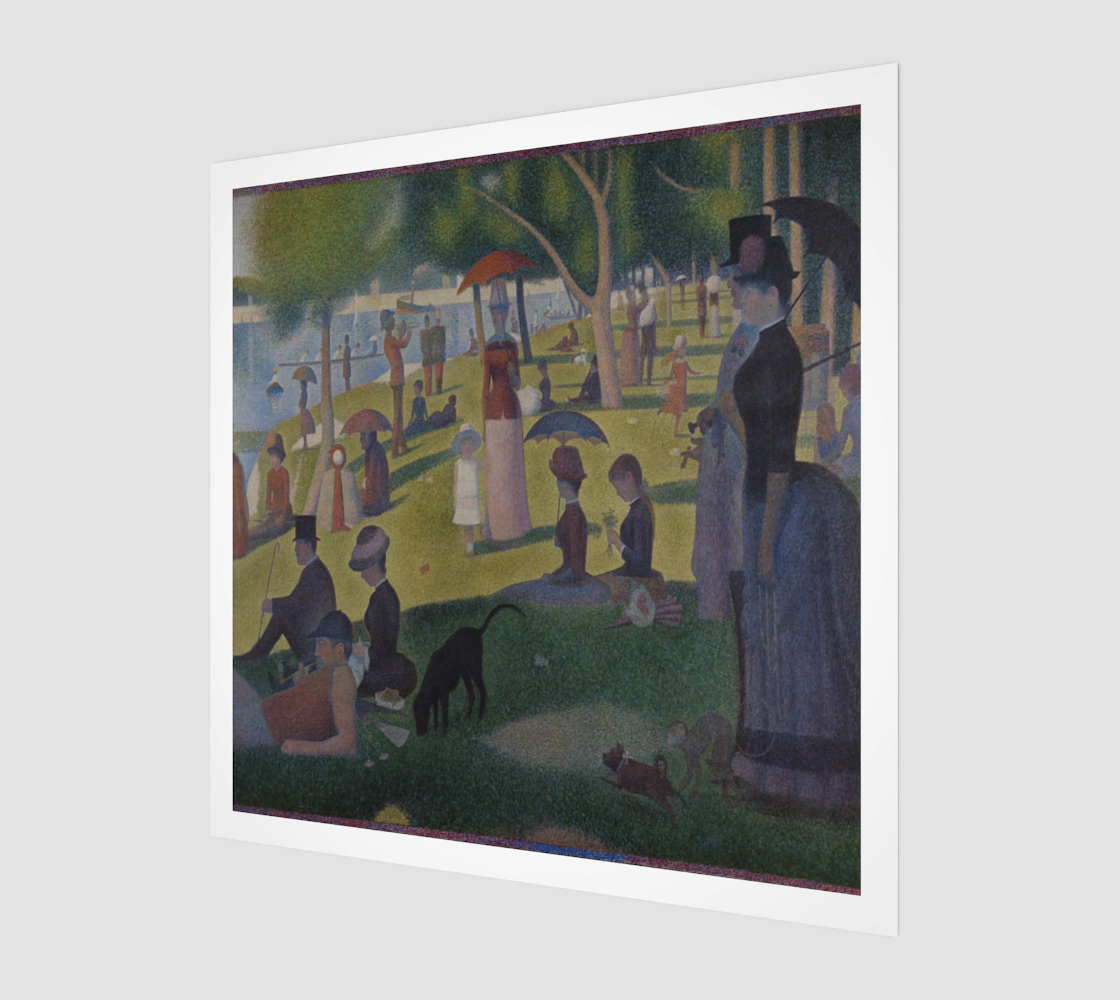 A Sunday Afternoon on the Island of La Grande Jatte Painting by Georges Seurat